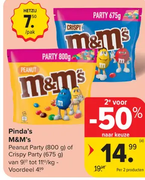 Aanbieding: Pinda's M&M's