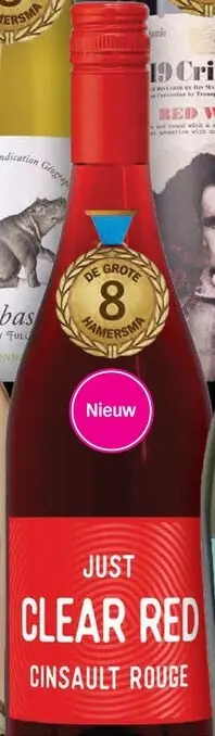 Promotie: Just Clear Red Cinsault Rouge