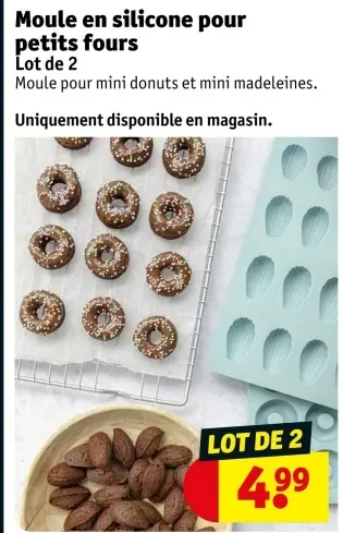 Offre: Moule en silicone pour petits fours