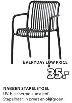 Aanbieding: NABBEN STAPELSTOEL
