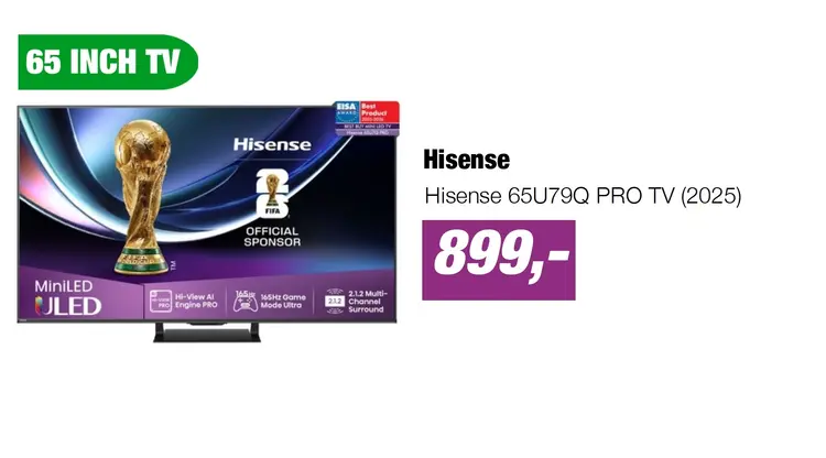 Aanbieding: Hisense 65U79Q PRO TV (2025)