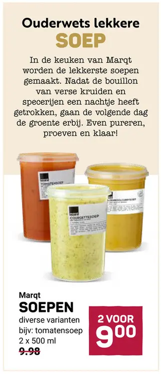 Aanbieding: Soepen diverse varianten