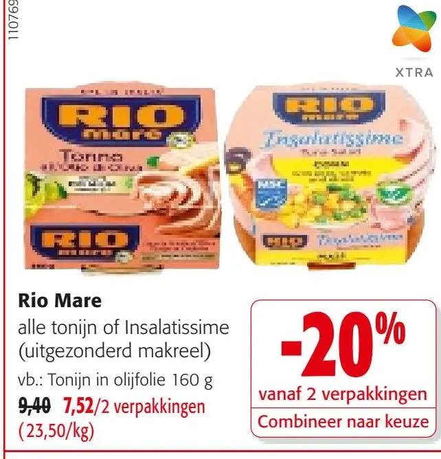 Promotie: Rio Mare alle tonijn of Insalatissime