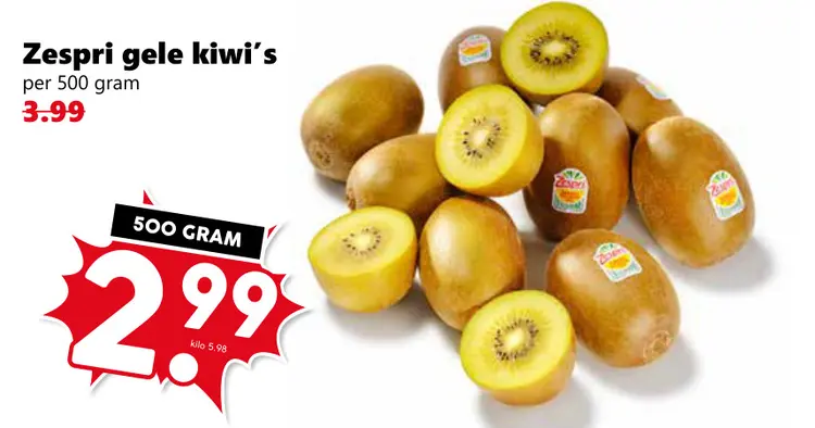 Aanbieding: Zespri gele kiwi's