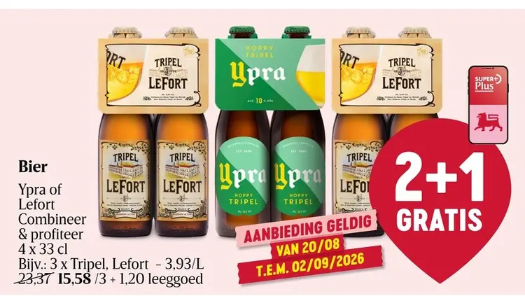 Promotie: Bier Ypra of Lefort