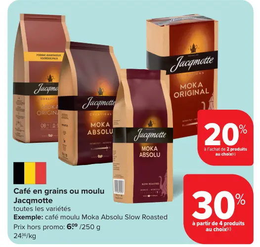 Offre: Café en grains ou moulu