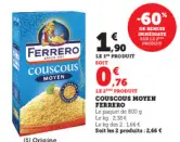 Offre: Couscous Moyen