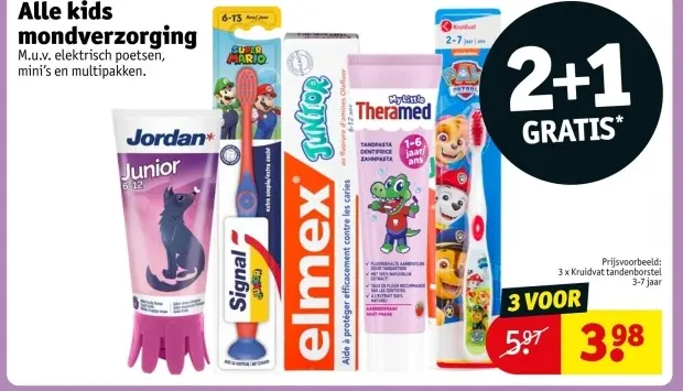 Aanbieding: Kids mondverzorging
