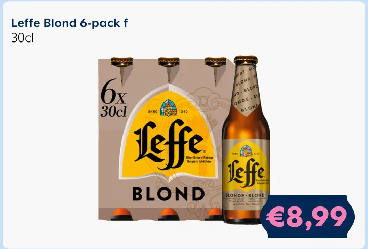 Aanbieding: Leffe Blond 6-pack