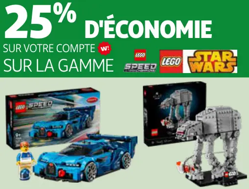 Offre: La gamme Lego Speed et Lego Star Wars