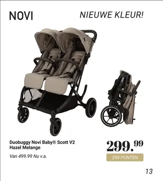 Aanbieding: Duobuggy Novi Baby® Scott V2 Hazel Melange