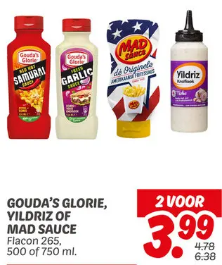 Aanbieding: Gouda's glorie, yildrz of Mad Sauce
