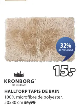 Offre: HALLTORP TAPIS DE BAIN