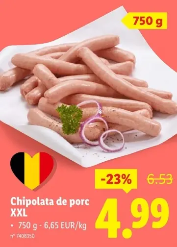 Offre: Chipolata de porc XXL