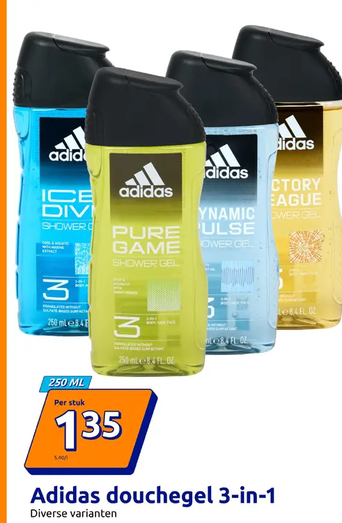 Aanbieding: Douchegel 3-in-1