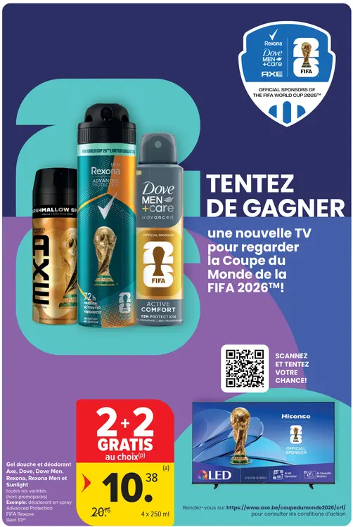Offre: Gel douche et déodorant