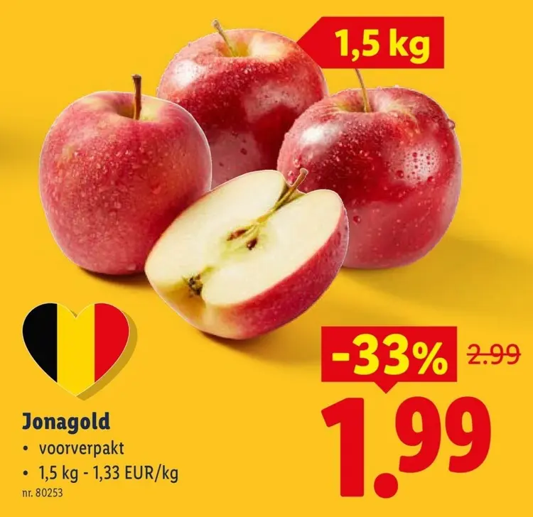 Promotie: Jonagold
