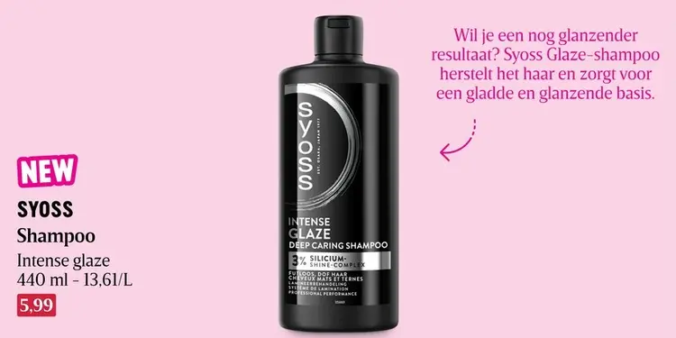 Promotie: Shampoo Intense glaze