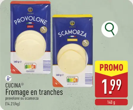 Offre: CUCINA Fromage en tranches