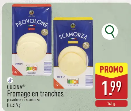 Offre: CUCINA® Fromage en tranches