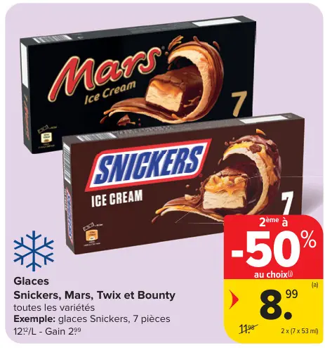 Offre: Glaces