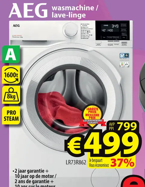 Offre: wasmachine / lave-linge