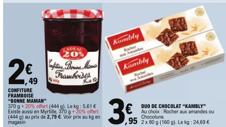 Promotie: Confiture framboise