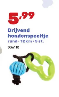 Promotie: Drijvend hondenspeeltje