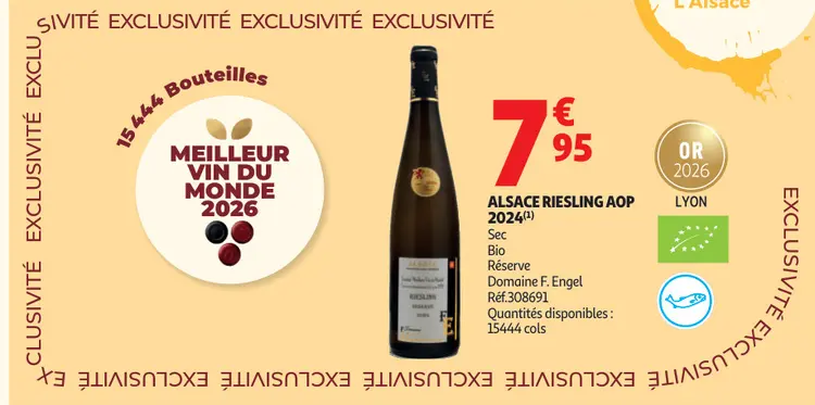 Offre: Domaine F. Engel Alsace Riesling AOP 2024