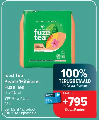 Promotie: Iced Tea Peach/Hibiscus
