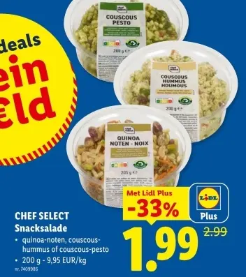 Promotie: Snacksalade