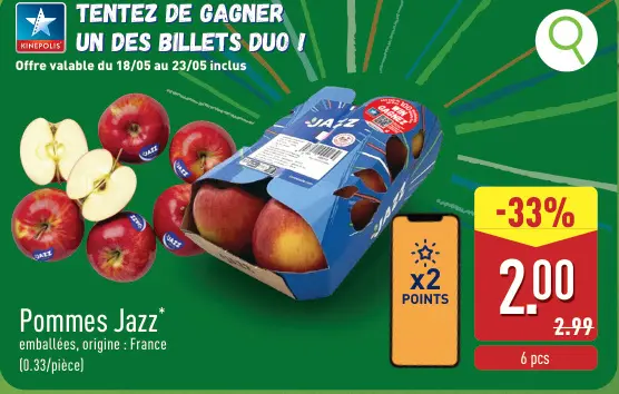 Offre: Pommes Jazz