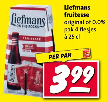 Aanbieding: Fruitesse original of 0.0%