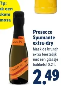 Aanbieding: Prosecco Spumante extra-dry