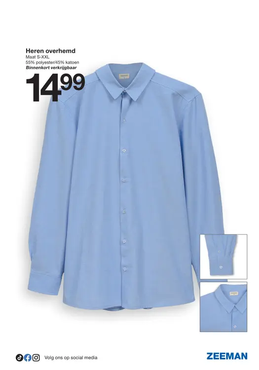 Aanbieding: Heren overhemd
