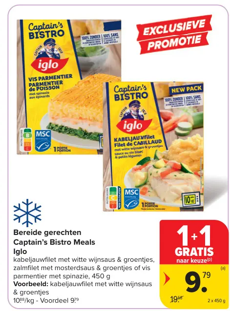Promotie: Bereide gerechten