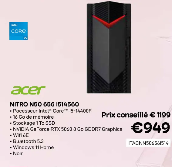 Offre: Nitro n50 656 i514560