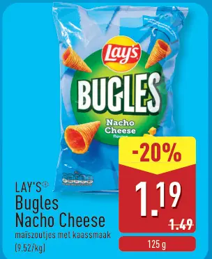 Promotie: Bugles Nacho Cheese