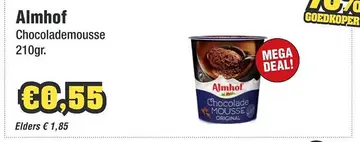 Aanbieding: Almhof Chocolademousse