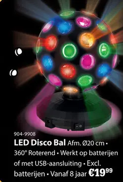 Aanbieding: LED Disco Bal