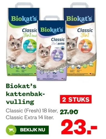 Aanbieding: Kattenbakvulling