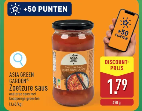 Promotie: Zoetzure saus