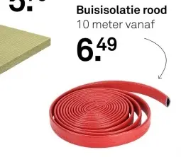 Aanbieding: Buisisolatie rood
