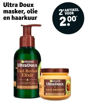 Promotie: Ultra Doux masker, olie en haarkuur