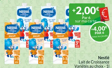 Offre: Lait de Croissance