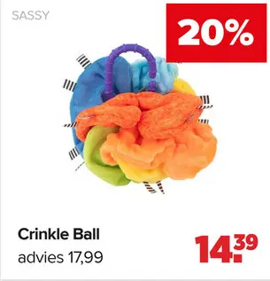 Promotie: Crinkle Ball