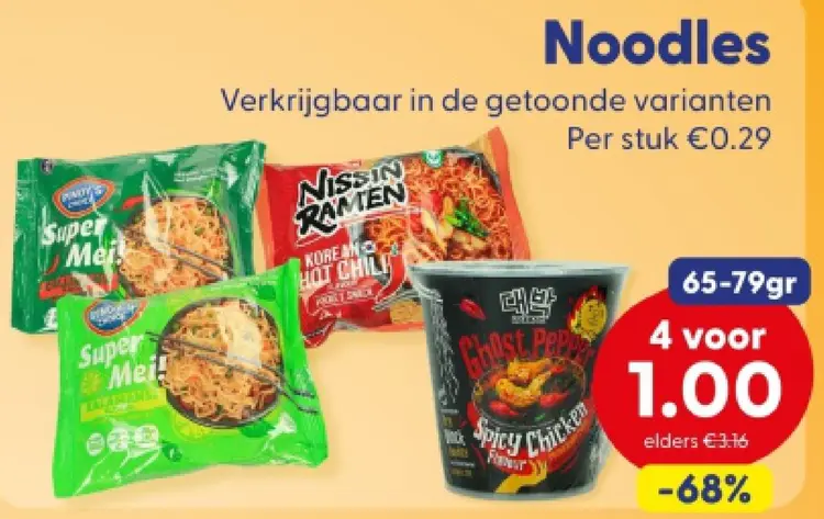 Aanbieding: Noodles