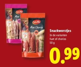 Aanbieding: Snackworstjes