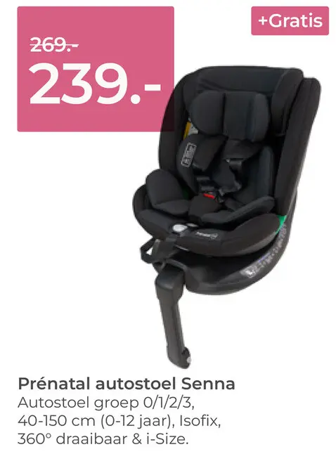 Aanbieding: autostoel Senna