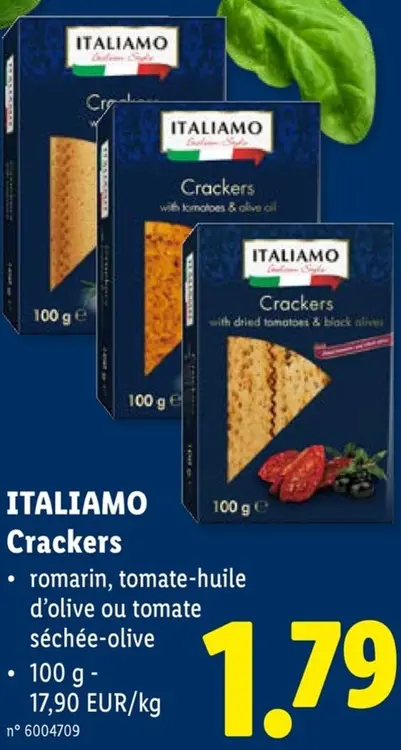 Offre: Italiamo Crackers